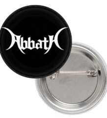 Значка на блек метълите Abbath с надписа