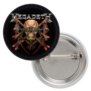 Значка на Megadeth "Last Rites" с череп