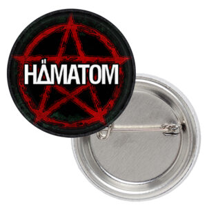 Значка на Hämatom с надписа в пентаграма