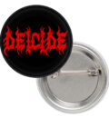 Значка на Deicide с червения надпис