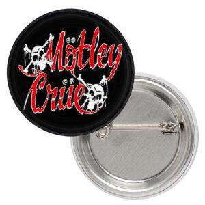 Малка значка на Motley Crue с черепи