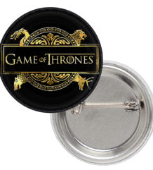 Значка на Game of Thrones със златното лого
