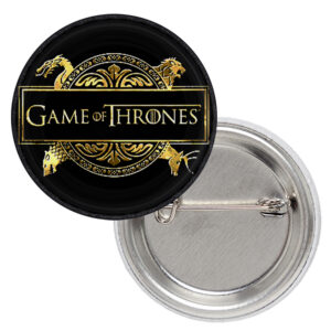 Значка на Game of Thrones със златното лого