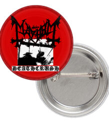 Значка на блек метълите Mayhem "Deathcrush"