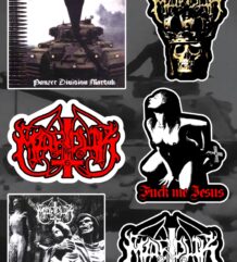 Блек метъл стикери за таблет на Marduk