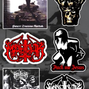 Блек метъл стикери за таблет на Marduk
