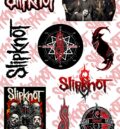 Стикер пакет от 9 бройки лепенки на Slipknot