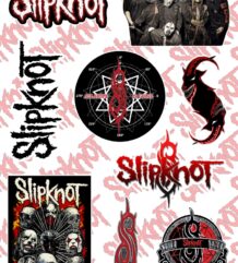 Стикер пакет от 9 бройки лепенки на Slipknot