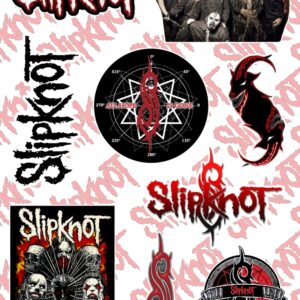 Стикер пакет от 9 бройки лепенки на Slipknot