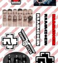Стикерпак на Rammstein с 10 малки стикера