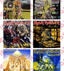 Комплект стикери на Iron Maiden (1980-1985)