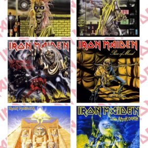 Комплект стикери на Iron Maiden (1980-1985)