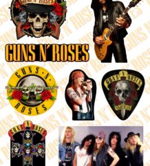 Стикер пакет за телефон на Guns N' Roses