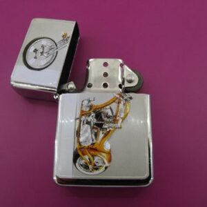 Запалка тип Zippo с мотор чопър - Hover Image