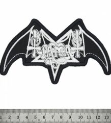 Бродирана метъл нашивка Tiamat Logo с крила на прилеп