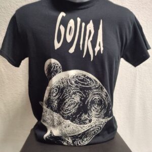 Тениска на групата Gojira с летящ кит