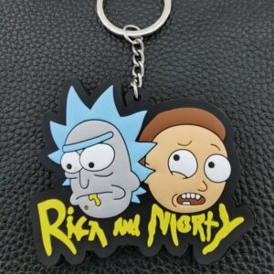 !!!Ключодържател от гума с Rick and Morty
