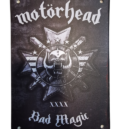 Метална табела Motörhead Bad Magic с логото Warpig и железен кръст