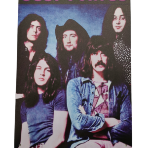 Портретна декоративна табела Deep Purple с членовете на бандата