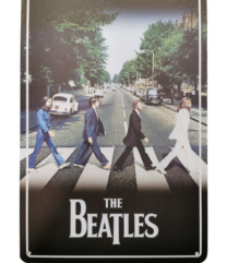 Ретро метална картина за стена The Beatles Abbey Road