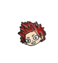 Аниме обеца с лицето на Eijiro Kirishima