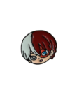 Метална манга обеца на винт с Shoto Todoroki