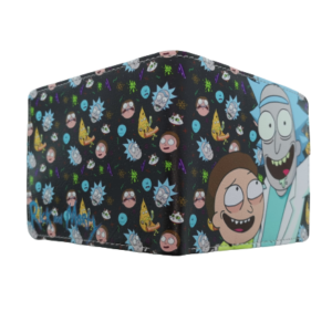 Портфейл на Rick And Morty, черна Еко кожа