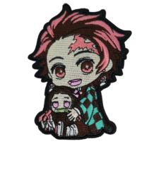 Везана нашивка Tanjiro Kamado Demon Slayer с Танджиро и Незуко
