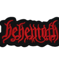Бродирана метъл нашивка с червеното лого на Behemoth