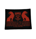 Бродирана метъл нашивка с логото на Biohazard в червено и черно