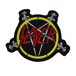Метъл нашивка Slayer Eagle Logo с бродиран орел и мечове