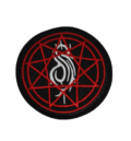 Бродирана метъл нашивка Slipknot с деветлъчна звезда и лого