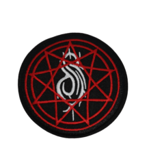Бродирана метъл нашивка Slipknot с деветлъчна звезда и лого