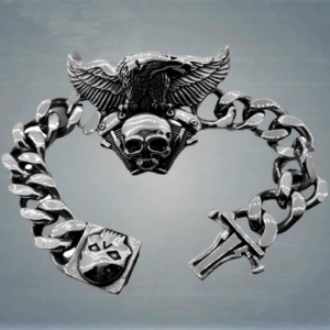 Harley Davidson рокерска гривна стомана