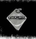 Готин медальон от стомана ''Fuck off ''