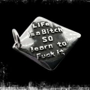 Готин медальон от стомана ''Fuck off '' - Hover Image