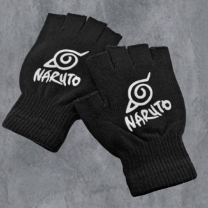 Naruto ръкавици без пръсти с надпис