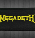 метъл нашивка Megadeth Logo бродиран пач с надписа