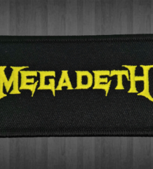 метъл нашивка Megadeth Logo бродиран пач с надписа