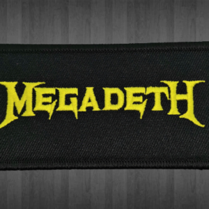 метъл нашивка Megadeth Logo бродиран пач с надписа