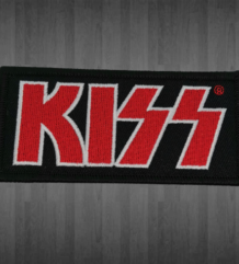 оригинална рок нашивка KISS бродирано лого