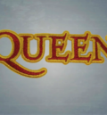 Бродирана рок нашивка Queen Logo в червено и златно