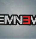хип-хоп нашивка Eminem Logo бяло и червено бродирано лого