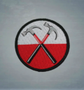 Рок нашивка Pink Floyd The Wall Hammers кръгла