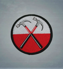 Рок нашивка Pink Floyd The Wall Hammers кръгла