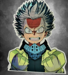 Стикер на My Hero Academia 3D модел