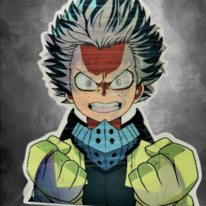 Стикер на My Hero Academia 3D модел