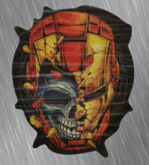 Уникален стикер на Iron Man и Spider-Man