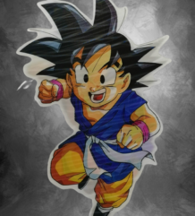 Dragon Ball GT голям анимиран стикер