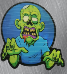VECTOR zombie готин анимиран стикер